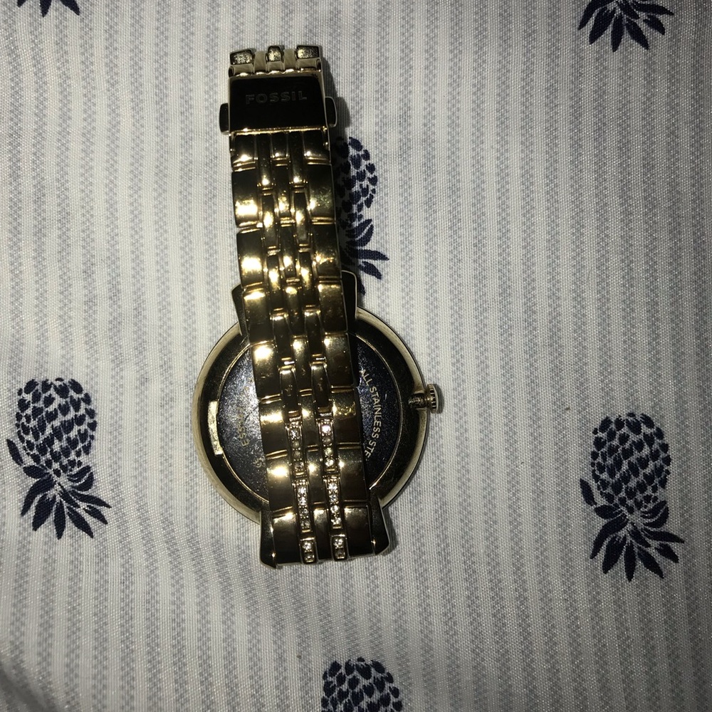 Fossil gold watch - Picture 4 of 5